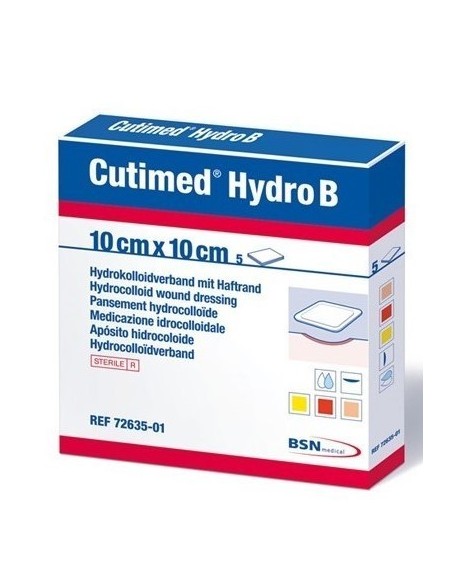Apósito Hidrocoloide Cutimed hydro B 10X10 5uds-Iberomed