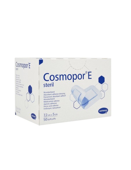 Apósito adhesivo estéril COSMOPOR 7,2 x 5 cm. 50 uds. | Iberomed