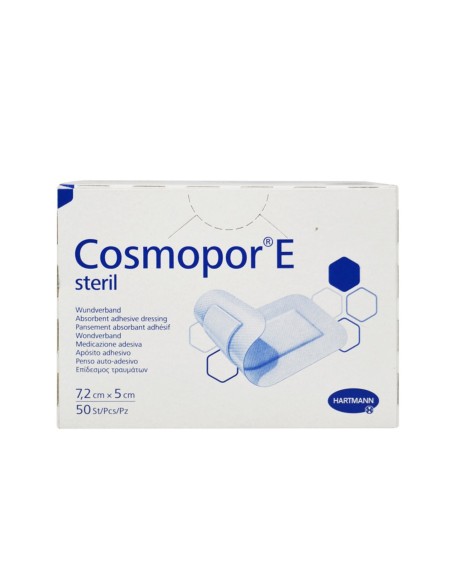 Apósito adhesivo estéril COSMOPOR 7,2 x 5 cm. 50 uds. | Iberomed