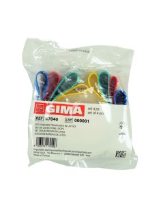 Bandas de latex para tonificación Gima - Set de 4 | Iberomed