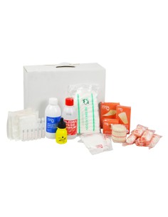 Botiquín maletín mediano 37cm x25 cm x 9 cm básico.Iberomed