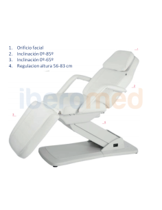 Camilla electrica de tres cuerpos para estética | Iberomed