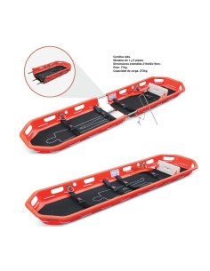 Camilla nido universal dos piezas color roja | Iberomed