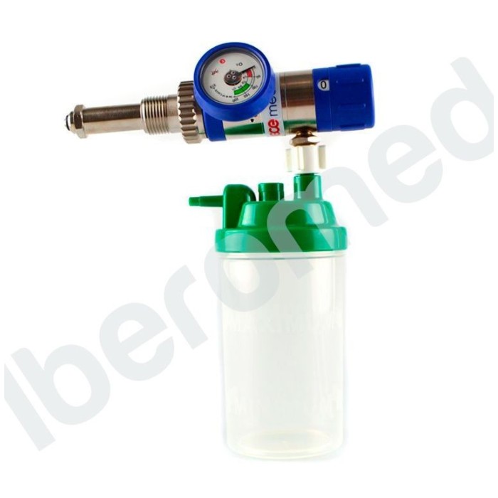Caudalimetro botella oxigeno 0-15 l/m + vaso...