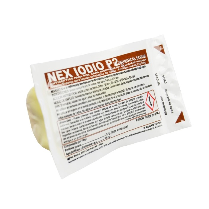 Cepillo quirúrgico con povidona yodada