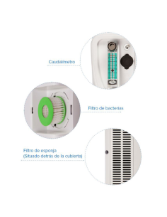 Concentrador de oxígeno M50. Regulación 0-5 l/m | Iberomed