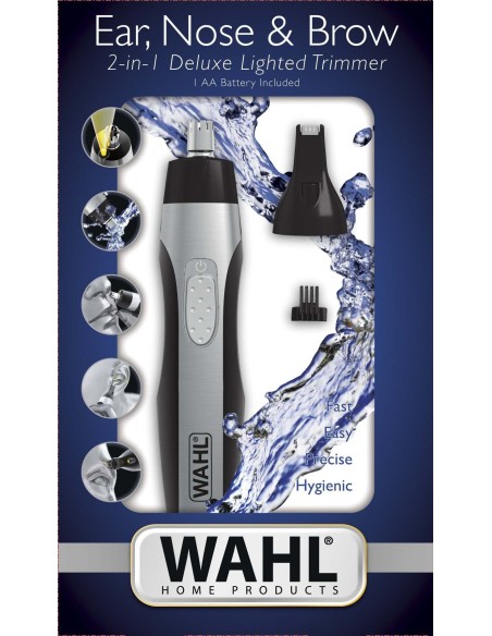 Corta Pelo Personal alta precisión. Wahl: Ear, Nose & Brow 2 en 1. | Iberomed