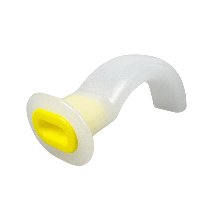 Cánula Guedel color amarilla. Nº. 3