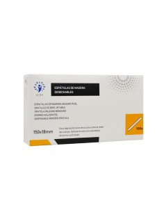 Depresores de madera ( caja de 100 Uds.) | Iberomed