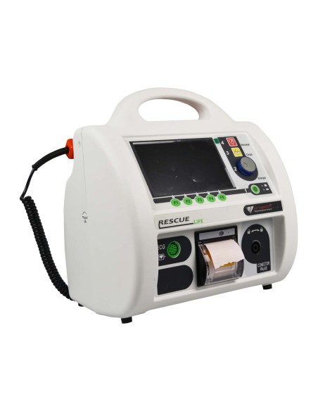 Desfibrilador Monitor RESCUE LIFE 7 Version PRO con 12 derivaciones | Iberomed Desfibrilador Monitor RESCUE LIFE 7 Version PRO con 12 derivaciones | Iberomed