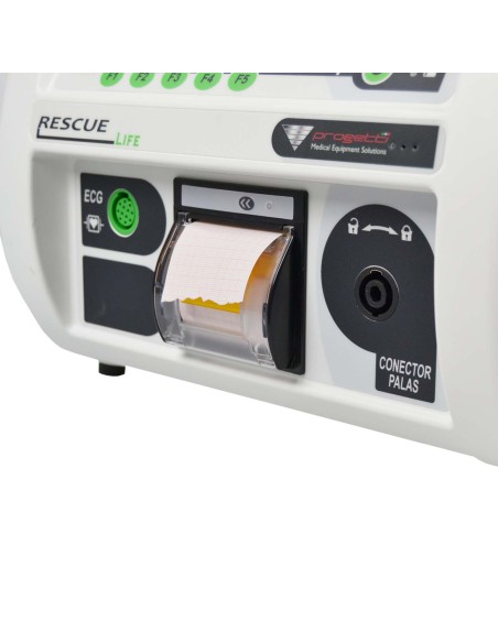 Desfibrilador Monitor RESCUE LIFE 7 Version PRO con 12 derivaciones | Iberomed Desfibrilador Monitor RESCUE LIFE 7 Version PRO con 12 derivaciones | Iberomed