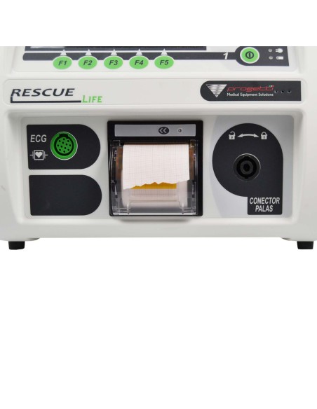 Desfibrilador Monitor RESCUE LIFE 7 Version PRO con 12 derivaciones | Iberomed Desfibrilador Monitor RESCUE LIFE 7 Version PRO con 12 derivaciones | Iberomed