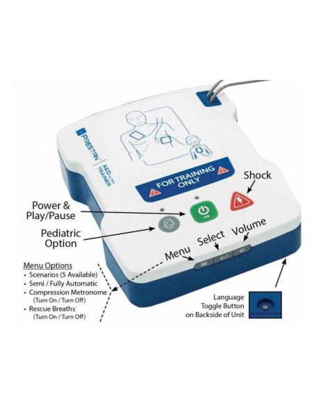 Desfibrilador entrenamiento  |PRESTAN AED Ultratrainer |trainer RCP  |  Iberomed Desfibrilador entrenamiento  |PRESTAN AED Ultratrainer |trainer RCP  |  Iberomed
