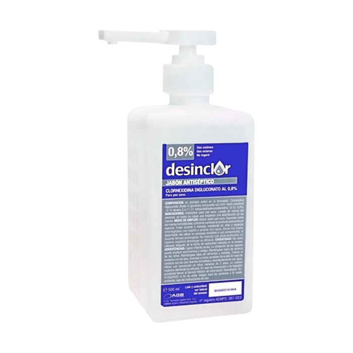 Desinclor jabon antiséptico clorhexidina 0,8%....