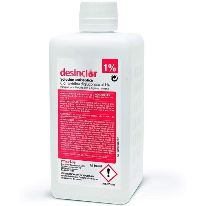 Desinclor solución antiséptica.Clorhexidina de...