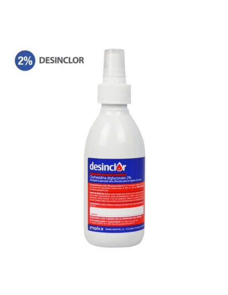 Desinclor. Pulverizador con Solución Acuosa Clorhexidina 2%. Incolora.  250 ml | Iberomed