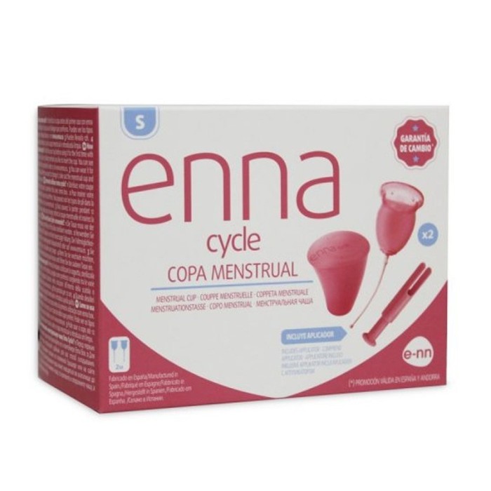 ENNA Copa Menstrual con aplicador: 2 copas +...