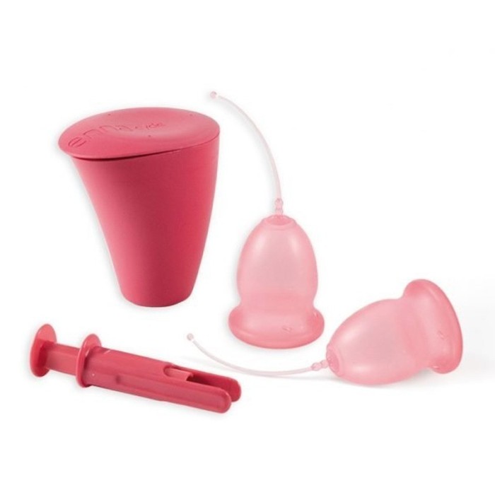 ENNA Copa Menstrual con aplicador: 2 copas +...