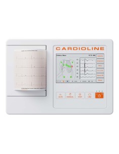 Electrocardiógrafo reposo ECG100L - 3 canales Impresión 100mm Cardioline | Iberomed