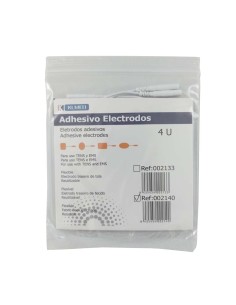 Electrodos adhesivos con cable para TENS y EMS 50 x 90mm. 4 uds