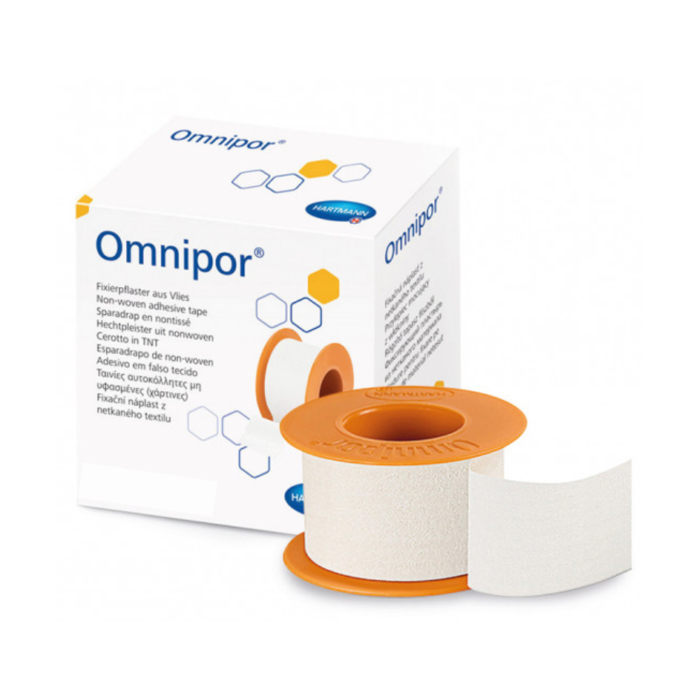 Esparadrapo de papel OMNIPOR 5 cm x 5m