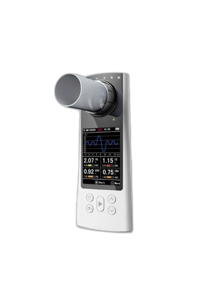 Espirómetro SP80B con pantalla a color y Bluetooth  Evaluación pulmonar portátil