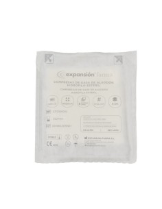 Gasa estéril de 16cm x 25cm. Caja de 100 uds | Iberomed