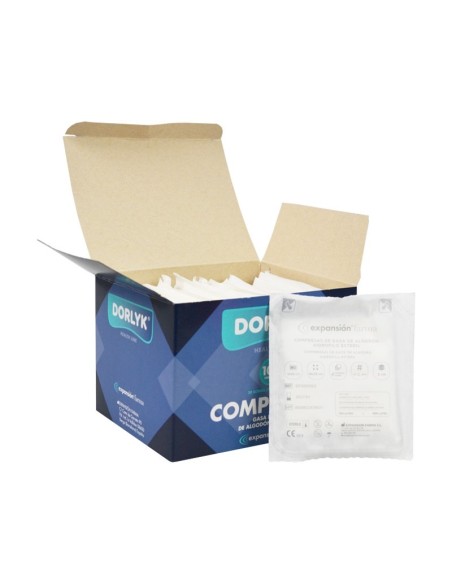 Gasa estéril de 16cm x 25cm. Caja de 100 uds | Iberomed