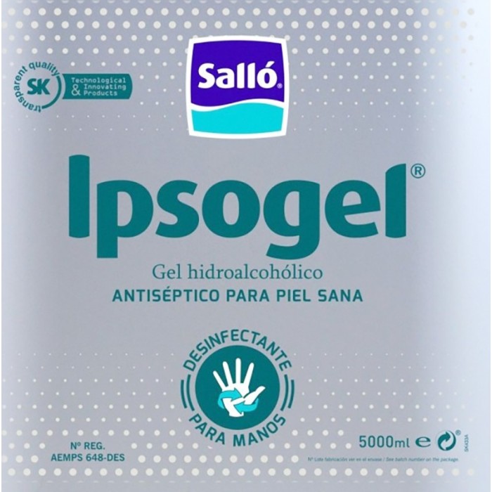 Gel hidroalcohólico y antiséptico IPSOGEL 5...