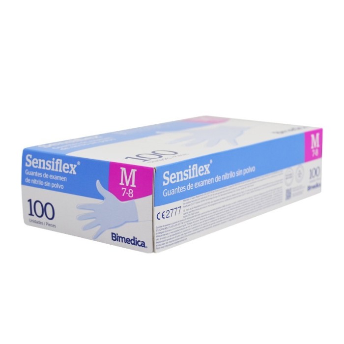 Guante de Nitrilo sin polvo Sensiflex....