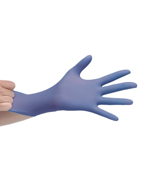 Guante de Nitrilo sin polvo Sensiflex. Bimedica. Dispensador 100uds. | Iberomed