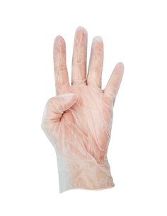 Guante de vinilo sin polvo 100 uds | Iberomed