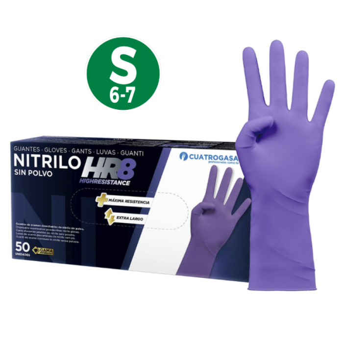Guante nitrilo Extra-Largos