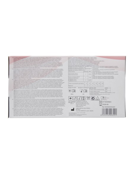 Guante nitrilo Rosa sin polvo Tallas XS-S-M-L-XL | Iberomed