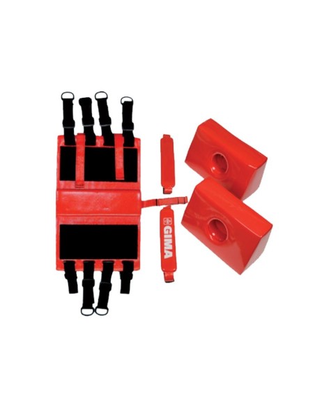 Inmovilizador de Cabeza Fermo-2, color rojo | Iberomed