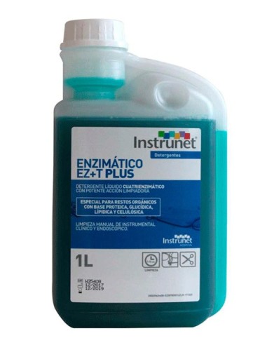 Instrunet enzimático EZ+T PLUS 1 L. Detergente para desinfección instrumental