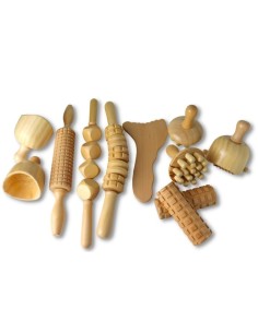 Kit de maderoterapia anticelulítico y corporal-estética-Iberomed