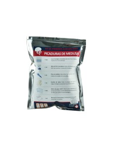 Kit de un solo uso para picaduras de medusas. | Iberomed