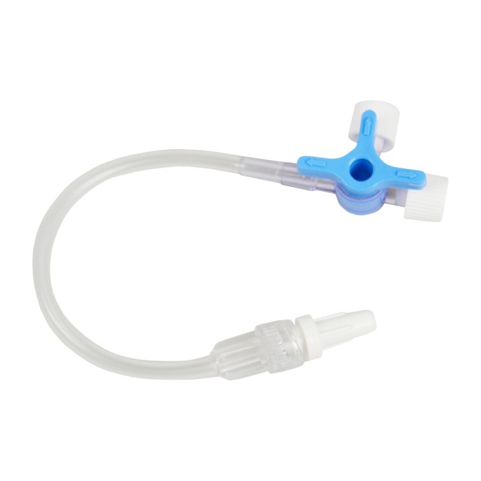 Llave de tres vías con extensión