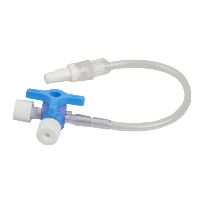 Llave de tres vías con extensión