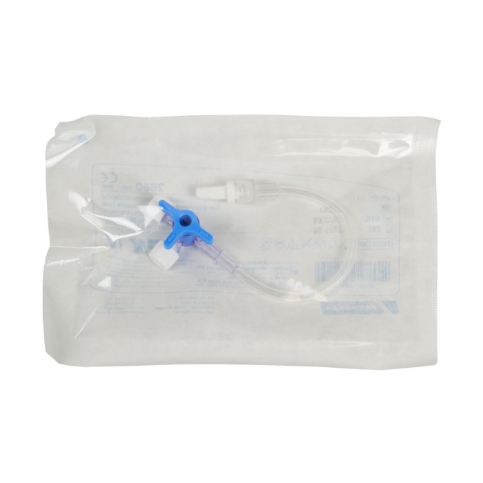 Llave de tres vías con extensión