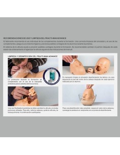 Multipack 4 Torsos para Formación RCP Practi-Man Advance con bolsa | Iberomed