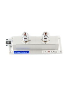 Panel de superficie con dos tomas AFNOR de Oxígeno | Iberomed