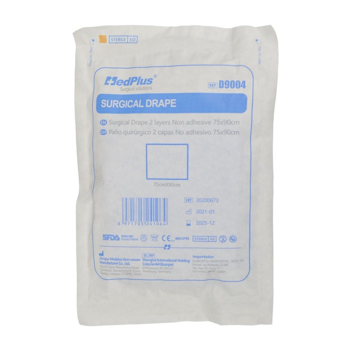 Paño quirúrgico estéril 75 x 90 cm