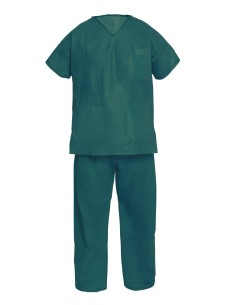 Pijama quirúrgico desechable verde SMS 45 g | Iberomed
