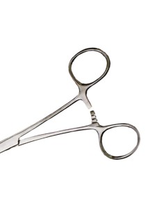 Pinza Kocher recta con dientes de 14 cm | Iberomed