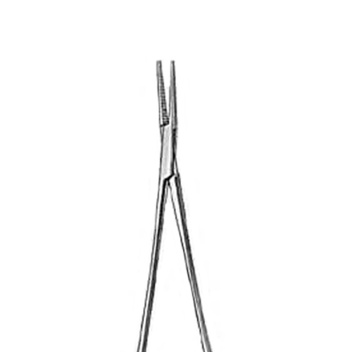 Pinza mosquito Recta con dientes 12,5 cm.