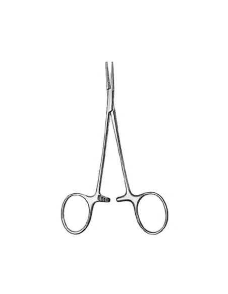 Pinza halsted-mosquito Recta sin dientes 12,5 cm. | Iberomed