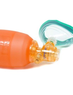 Resucitador manual |reutilizable silicona | pediátrico | Res-Q | Emergencias | Iberomed