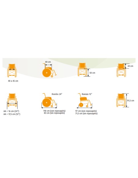 Silla de Ruedas Manual Plegable Breezy 90 -40 cm | Iberomed Silla de Ruedas Manual Plegable Breezy 90 -40 cm | Iberomed